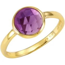 Celesta Gold Ring 375 Gold mit Amethyst