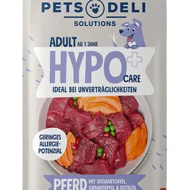 PETS DELI Trockenfutter Hypocare Pferd mit Süßkartoffel, und Distelöl für Hunde - Sparpaket 2x2kg