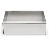 Patisse Backrahmen Verstellbar, Edelstahl, Silber