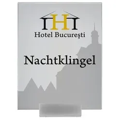 MONACO Türschild DIN A5 hoch, Format: 210x148 mm, 1 Adapter 8 cm