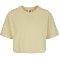 URBAN CLASSICS Cropped T-Shirts in softyellow | Gr.: 4XL