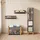 livinity® Kinderregal Mailo 35,2 x 159,5 cm Eiche grau