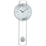 AMS Funk Pendeluhr, Holz, Alu, 73 x 31 x 18 cm