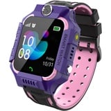 PTHTECHUS Kinder Spiel Smartwatch Telefon, Kind Armbanduhr Touchscreen Uhr mit Anruf Taschenrechner Taschenlampe Schrittzähler SOS Wecker Kamera, Geschenk für Jungen Mädchen Studenten (Rosa)