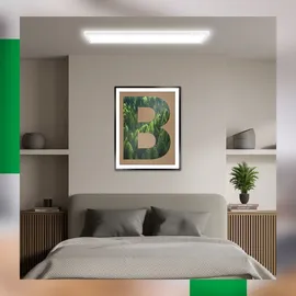 Briloner LED Deckenlampe 98cm Deckenleuchte LED Panel Effizienzklasse A Flach Backlight - Weiß