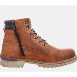 Mustang Herren Stiefel Cognac - 47 EU