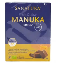 Sanatura Fruitcubes Manuka Immun bio (12St)