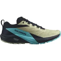 Salomon Sense Ride 5 Herren Laufschuhe Herren / Beige, / Peacock Blue UK 10,5 - Grün