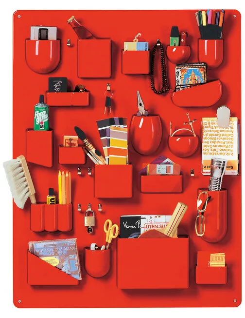 Vitra Wandcontainer Uten.Silo I rot, Designer Dorothee Becker, 87x67x9 cm