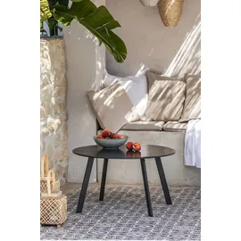Dehner Kaffeetisch Lian Ø 70 x 40 cm Dunkelgrau