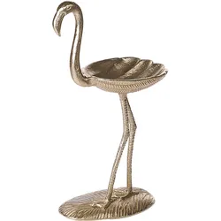 Dekofigur Flamingo SANEN Metall Gold