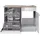 kochstation Spülenschrank KS-Wien 110 x 85 x 60 cm Weiß
