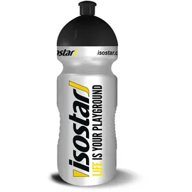 Isostar Push Pull Trinkflasche Silver 650 ml