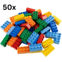LEGO Duplo KiTa-Mischung 2x4 Bausteine 50 St. bunt