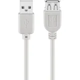 goobay USB Verl AA 500 5m USB Kabel USB A Grau