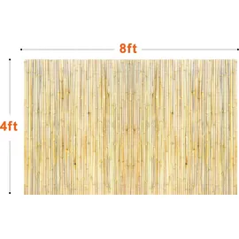 Vevor Bambusmatte Sichtschutzzaun Sichtschutz Bambus Gartenzaun 2,4x1,2m