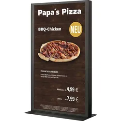 Digital Signage 24" schwarz Digitales Thekendisplay TrendLine