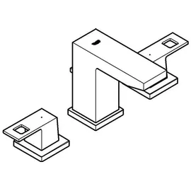 Grohe Eurocube Waschtischbatterie Hard Graphite