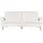 Beliani Schlafsofa VETTRE in Weiß/Gold - (W) 210 x (H) 88 x (L) 84 cm | Gr.: onesize