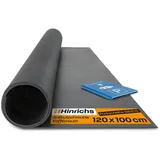 Hinrichs Antirutschmatte Auto 120 x 100 cm - Kofferraummatte - Anti Rutsch Matte Auto, Schmutzfangmatte & Schubladenmatte - Gummimatte Auto - rutschfeste Unterlage inklusive Parkscheibe