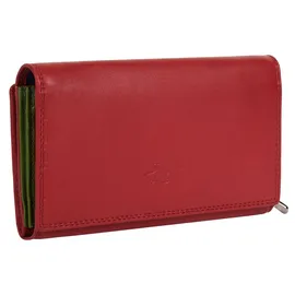 Samantha look Geldbörse Damen Portemonnaie rot