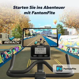 Merach Heimtrainer schwarz