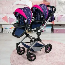 Bayer - Twin Pram - Neo - Purple 26254AA)