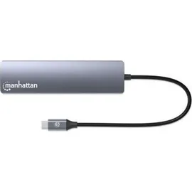 Manhattan Powerbank 5000 mAh mit integriertem USB-C-Stecker 10 W
