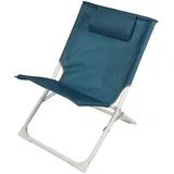 Chilena Le Havana Stuhl mit Kissen, Blau, Grau, 49 x 62 x 61 cm