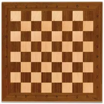 CAYRO – Professionelles Schachbrett aus Holz – Weiß und Braun – Elegantes Design – Robust und langlebig, handgefertigt – Brettspiele