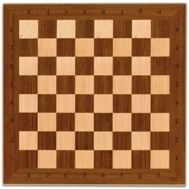 CAYRO – Professionelles Schachbrett aus Holz – Weiß und Braun – Elegantes Design – Robust und langlebig, handgefertigt – Brettspiele