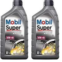 Mobil Super 2000 X1 10W-40, 1L (Packung mit 2)