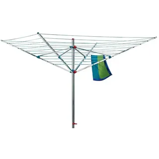 Blome Wäschespinne Alustar  (Geeignet für Anzahl Waschmaschinenfüllungen: 4 Stk., Länge Wäscheleine: 50 m, Durchmesser offen: 2,64 m)