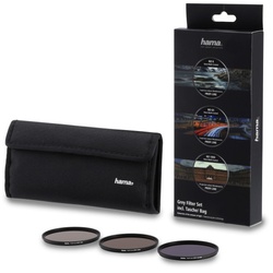 Hama 77 mm Grau-Filter Set m. Tasche ND8 / ND64 /