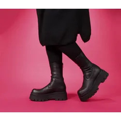 Lofina Stiefeletten schwarz 4002 Asta gasoline-nero Gr.38 - LOF 51