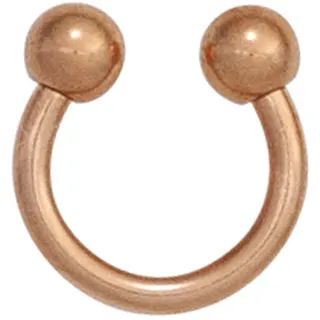 Nasenpiercing JOBO, rosa (roségoldfarben), Piercings, Damen, Edelstahl, Edelstahl roségoldfarben