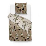 Zo!Home Mylie Mako-Satin Beige 135 x 200 cm + 80 x 80 cm