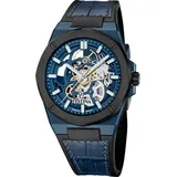 Festina Herrenuhr Automatik Armbanduhr Leder blau UF22011/1