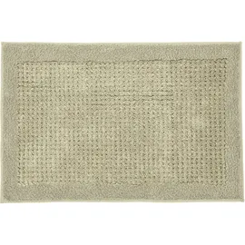 KLEINE WOLKE Badteppich Net Schilfgrün 70 x 120 cm