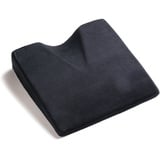 Schwarz Mountain Produkte Keilkissen aus Memory Foam Sitzkissen, schwarz