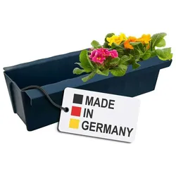 BURI Europaletten Blumenkasten Anthrazit Pflanzkasten zum An- & Einhängen Blumentopf