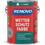 Renovo Wetterschutzfarbe Fenstergrau 2,5 l