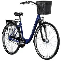 Zündapp Z700 28 Zoll RH 46 cm Damen blau inkl. Korb