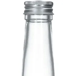 12x Geradhalsflasche 1L + Schraubverschluss Silber 1000ml Glasflasche Saft Wasser