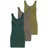 Only 3er Pack Tanktop Dunkel Blau S
