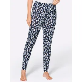 Feel Good WITT WEIDEN Leggings in marine-bleu-bedruckt | Gr.: 48/50