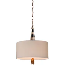Elstead Lighting Pendellampe Deckenleuchte Hängelampe Stahl Schwarz Gold D 45,7cm Wohnzimmerlampe
