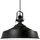 Bamyum Asletl 1-flg. Ø40 cm rund schwarz-weiß Metall