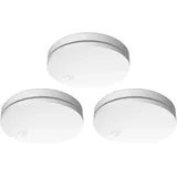 ELRO FS4610 | 3-teiliges Rauchmelder-Set | Dünnster Rauchmelder der Welt | 10 Jahres Batterie | Entspricht der europäischen Norm EN14604 | Weiß