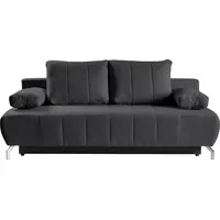 WERK2 Schlafsofa »Troya«, 2-Sitzer Sofa und Schlafcouch mit Federkern & Bettkasten